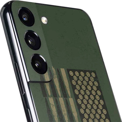 Bullet American Flag Galaxy S22 Plus Skin